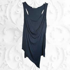 Gibson Layered Tank Top in Deep Grey